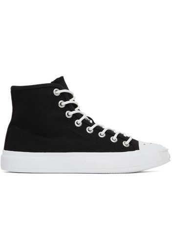 Acne Studios Black Canvas High Sneakers