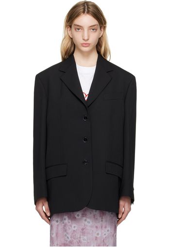 Acne Studios Black Single-Breasted Blazer