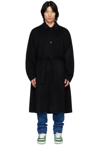 Acne Studios Black Belted Coat