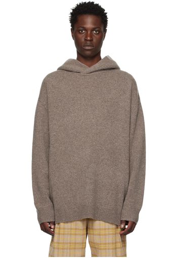 Acne Studios Gray Dropped Shoulder Hoodie