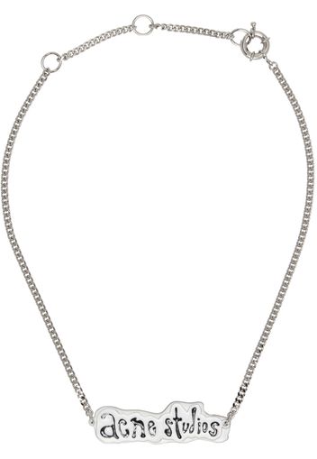 Acne Studios Silver Label Necklace