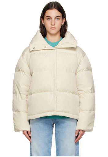 Acne Studios Off-White Quilted Down Jacket