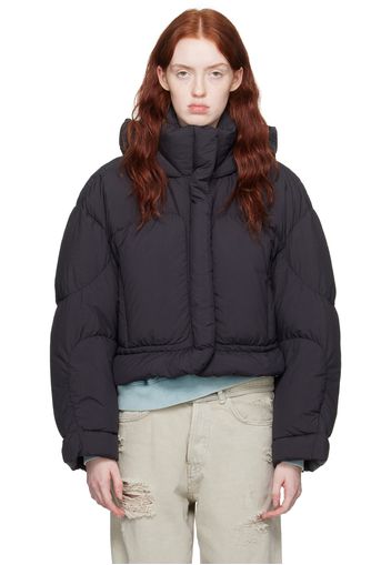 Acne Studios Black Hooded Down Jacket