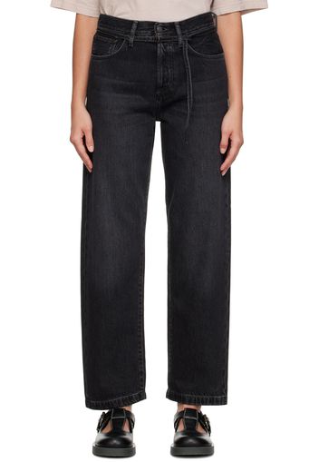 Acne Studios Black Loose-Fit 1991 Toj Jeans