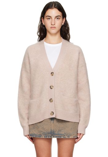 Acne Studios Pink Fluffy Cardigan