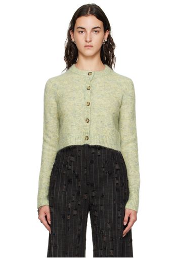 Acne Studios Green Brushed Cardigan