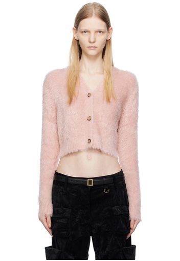 Acne Studios Pink Fluffy Cardigan