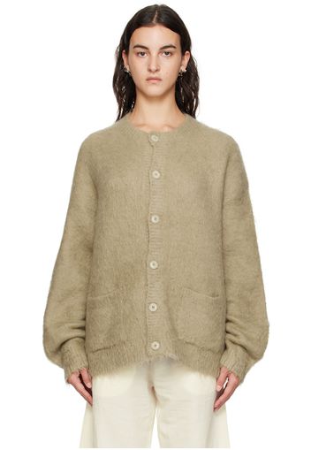 Acne Studios Beige Brushed Cardigan