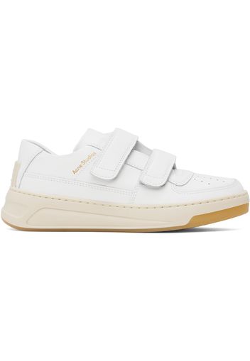 Acne Studios White Velcro Strap Sneakers