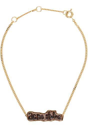 Acne Studios Gold Label Necklace