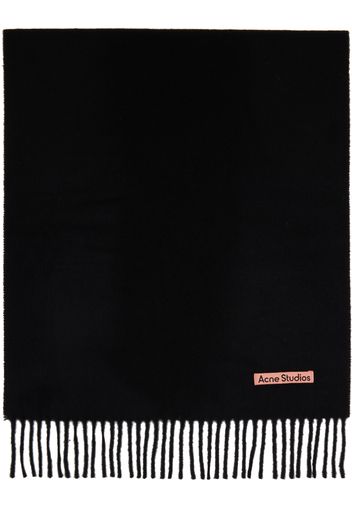 Acne Studios Black Fringe Scarf