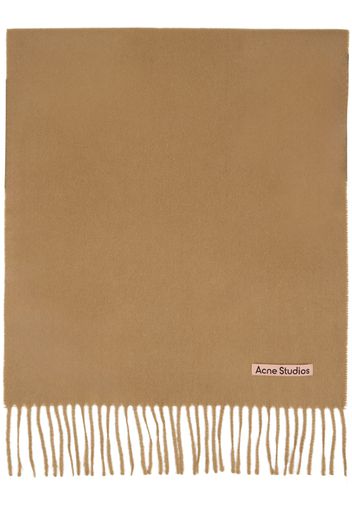 Acne Studios Brown Fringe Scarf