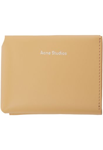 Acne Studios Beige Folded Wallet