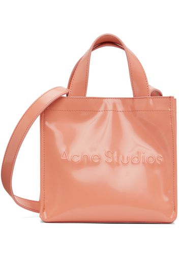 Acne Studios Pink Mini Logo Tote