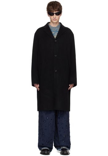 Acne Studios Black Button Coat