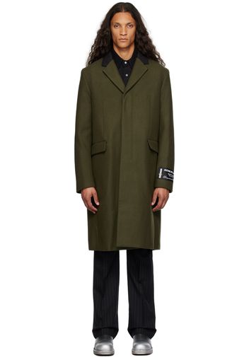 Acne Studios Green Single-Breasted Coat