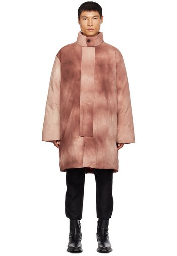 Acne Studios Red Garment-Dyed Down Coat
