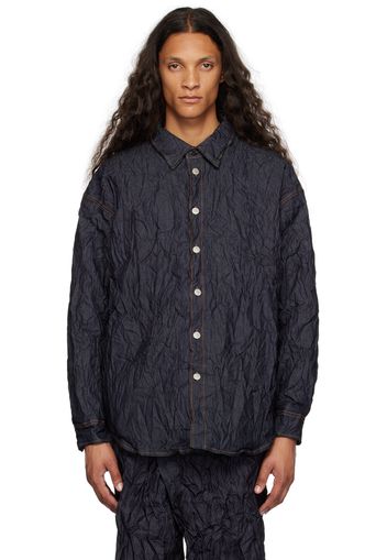 Acne Studios Indigo Crinkled Denim Shirt