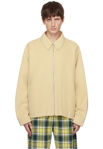 Acne Studios Beige Zipper Jacket