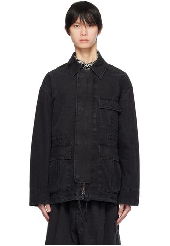 Acne Studios Black Embroidered Jacket