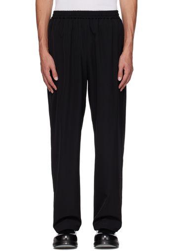 Acne Studios Black Relaxed-Fit Trousers