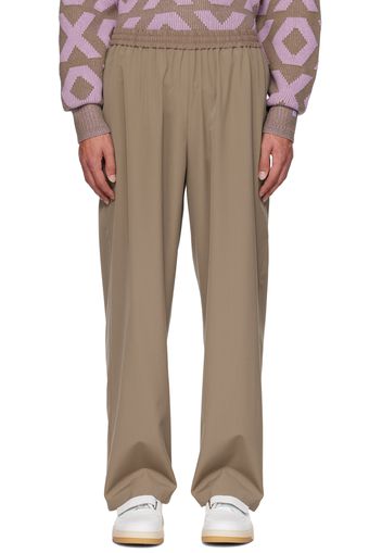 Acne Studios Taupe Relaxed Fit Trousers