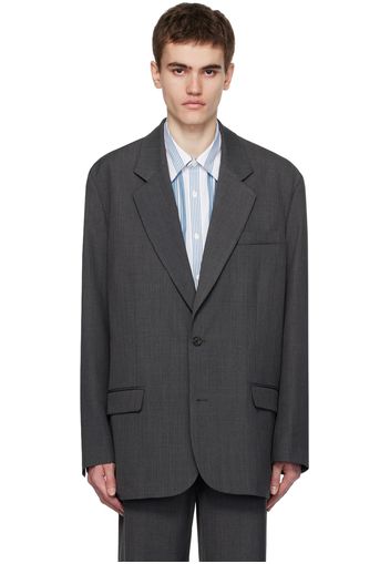 Acne Studios Gray Single-Breasted Blazer