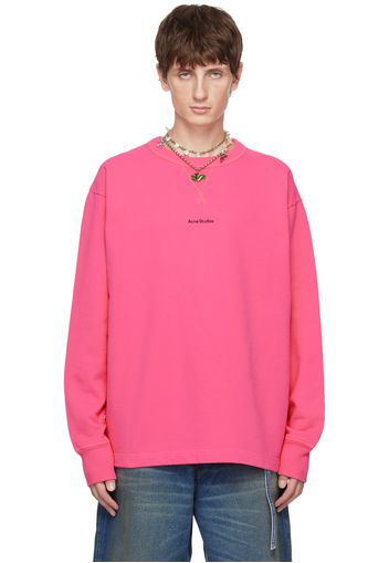 Acne Studios Pink Stamp Sweatshirt