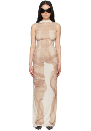 Acne Studios Beige Seamless Maxi Dress