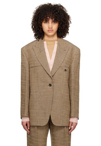 Acne Studios Brown Single-Breasted Blazer