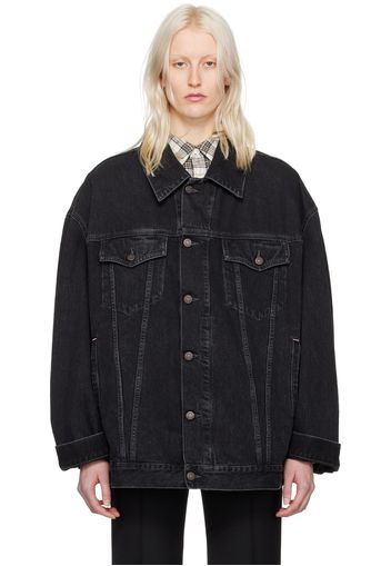 Acne Studios Black Oversized Denim Jacket