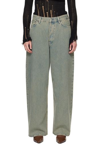 Acne Studios Blue Super Baggy-Fit Jeans