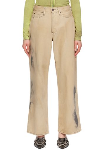 Acne Studios Beige 1981F Jeans