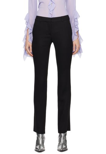 Acne Studios Black Wide-Leg Trousers