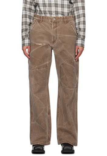 Acne Studios Brown Patch Jeans