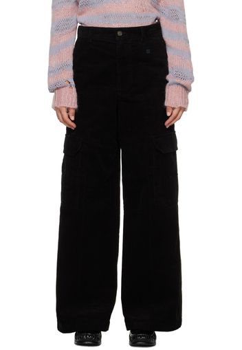 Acne Studios Black Patch Trousers