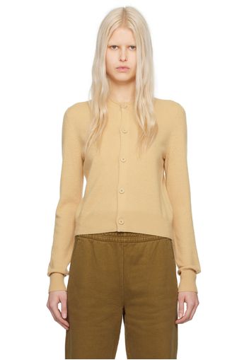 Acne Studios Beige Crewneck Cardigan