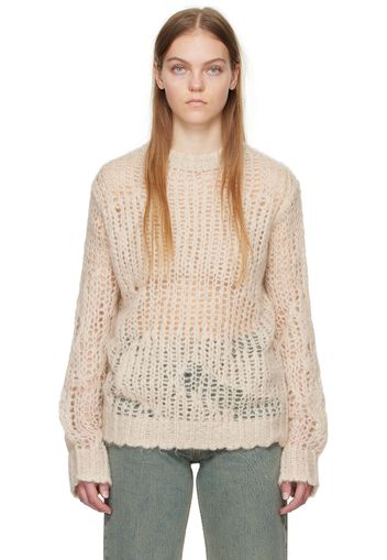 Acne Studios Beige Crewneck Sweater