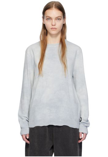 Acne Studios Blue Garment-Dyed Sweater