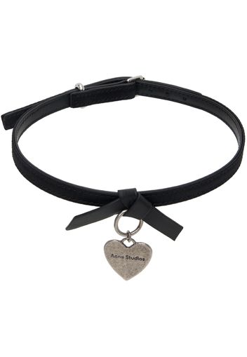 Acne Studios Black Musubi Charm Choker