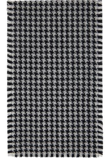 Acne Studios Black & White Houndstooth Scarf