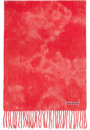 Acne Studios Pink Tie-Dye Scarf