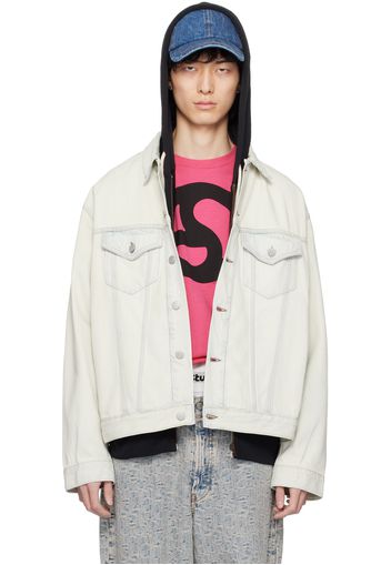 Acne Studios Blue Relaxed-Fit Denim Jacket