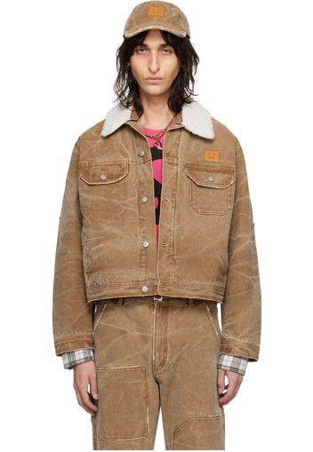 Acne Studios Brown Padded Jacket