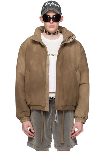 Acne Studios Beige Garment-Dyed Jacket