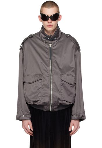 Acne Studios Gray Relaxed Fit Bomber Jacket