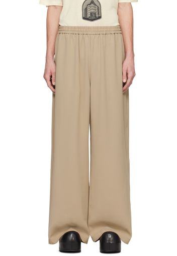 Acne Studios Beige Embroidered Trousers