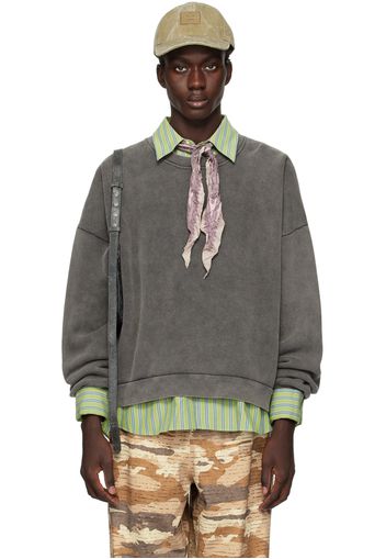 Acne Studios Gray Faded Sweater