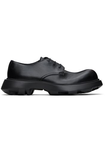 Acne Studios Black Leather Lace-Up Derbys