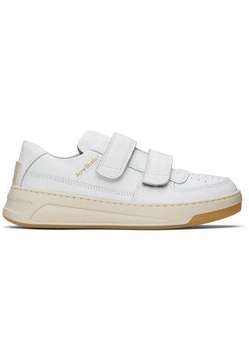 Acne Studios White Velcro Strap Sneakers